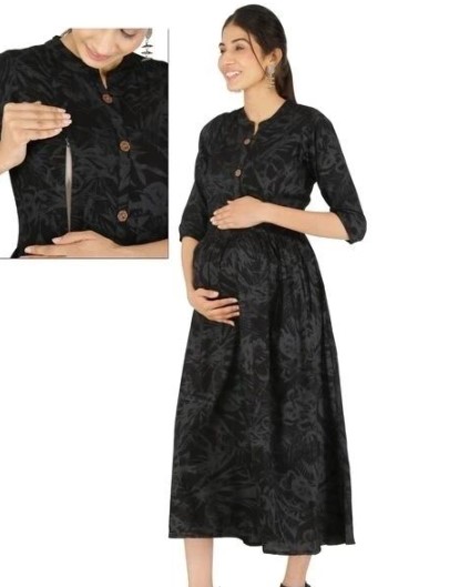 Maternity Nighty With Concealed Zipper